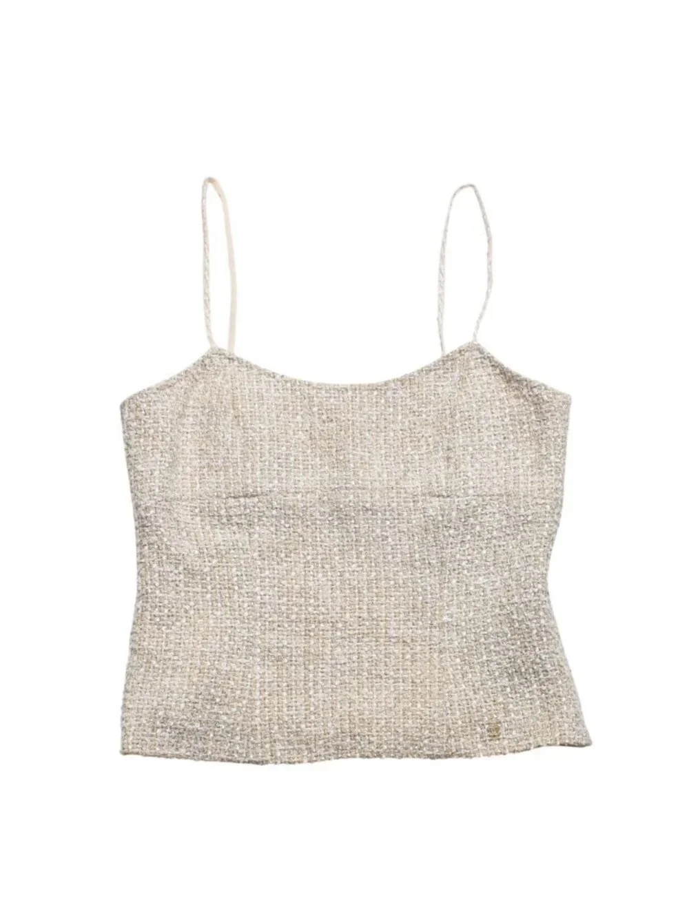 Chanel Set Tweed Jacket Inner Multicolor